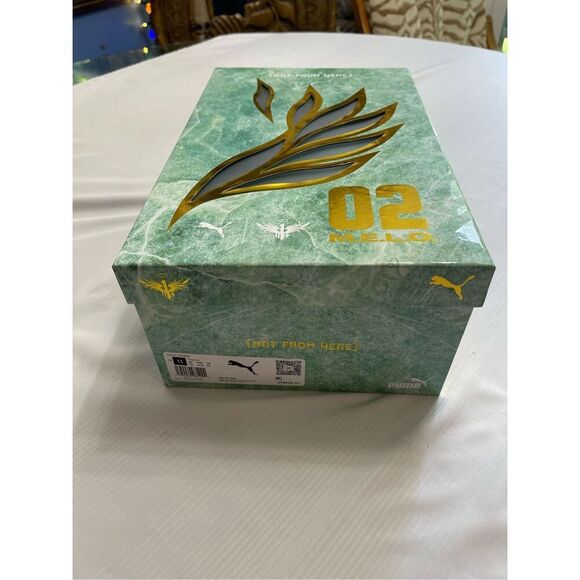 PUMA MELO MB.02 Jade Green Basketball Size 11 Rare Special Original Box - Picture 3 of 13